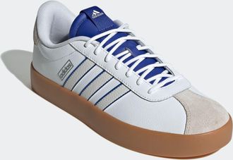adidas Sneaker ADIDAS SPORTSWEAR VL COURT 3.0, Herren, Gr. 38,5, weiss (cloud wei&szlig;, crystal wei&szlig;, semi lucid blau), Leder, Synthetik, Schuhe Sneaker, inspiri
