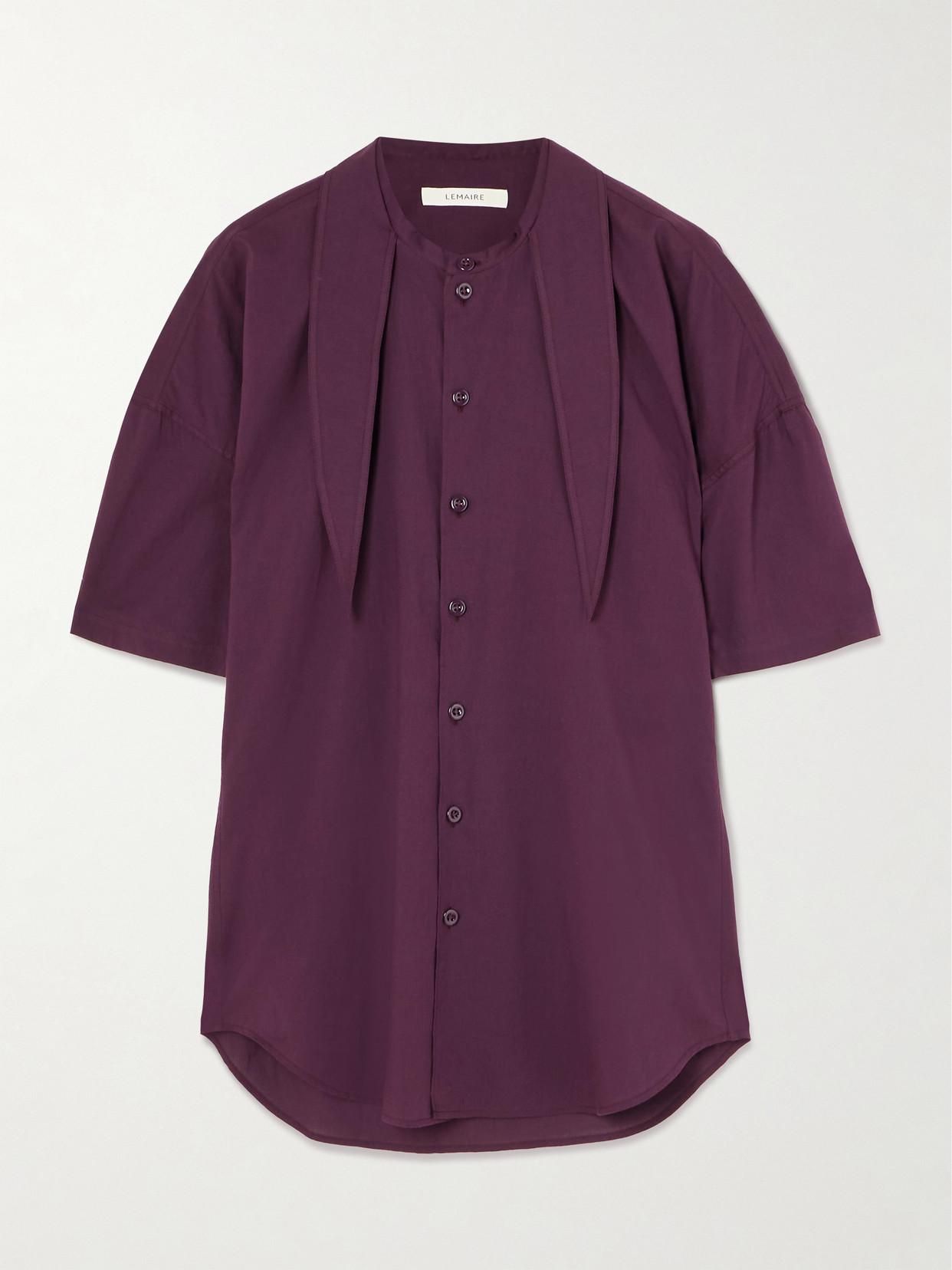 Haut Décontracté Femme Great Plains - 100% Coton - Manches 3/4 Violet - Taille M - Occasion Très Bon état