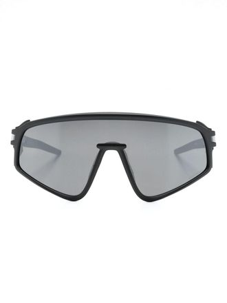 Oakley Latch Panel navigator-frame sunglasses - unisex - Acetate - 40 - Black