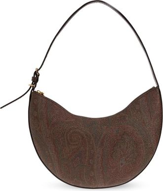 Etro Essential Hobo Bag - Dames - Schoudertassen - Bruin - ONE Size - Polyester - Tassen