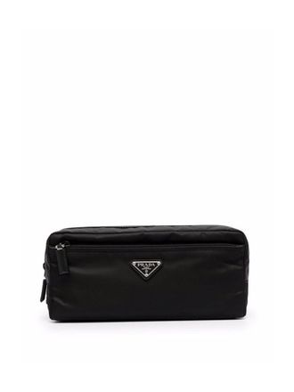 Prada Re-Nylon And Saffiano Leather Travel Pouch Accessories