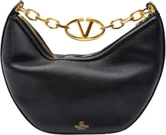 Valentino Pre-owned Shoulder Bags, female, Black, Size: ONE SIZE Pre-owned Vintage Shoulder Bag