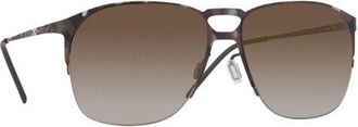 Italia Independent II 0211 093.000 Mens Sunglasses Brown Size 57