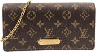 Louis Vuitton Pre-owned Clutches, female, Brown, Size: ONE SIZE Pre-owned Canvas louis-vuitton-bags