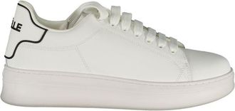 Ga&euml;lle Paris Gaelle Paris Bianco Poliuretano Heren Sneakers