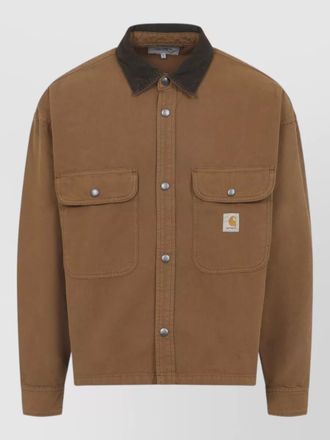 Carhartt Work in Progress prescott cotton jacket dropped shoulders collar