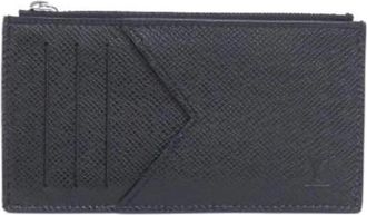 Louis Vuitton Pre-owned Portemonnee - Heren - Vintage Accessoires - Zwart - ONE Size - Leer - Vintage