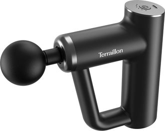 Terraillon Pistola De Masaje - Terraillon - Masajeador Fitness 4 Cabezales 6 Velocidades De 1800 A 3200 Rpm Usb C