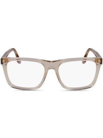 Victoria Beckham rectangle-frame glasses - Neutrals