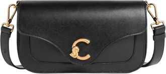 Coccinelle C-Me Schoudertas - Dames - Schoudertassen - Zwart - ONE Size - Leer - Tassen