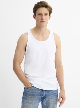 Le 31 Mens 100% organic cotton Tank Top Standard fit