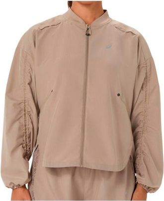 Asics Nagino Run Adjustable Jacket Laufjacke f&uuml;r Damen | braun