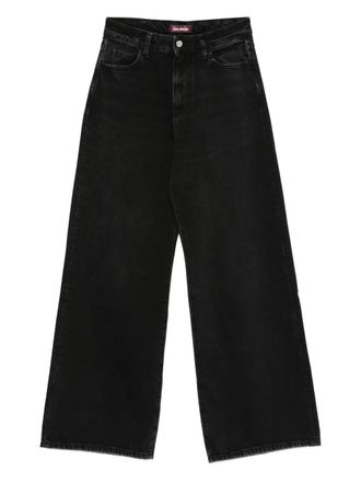 Icon Denim Los Angeles cotton wide-leg jeans - women - Cotton - 27 - Black