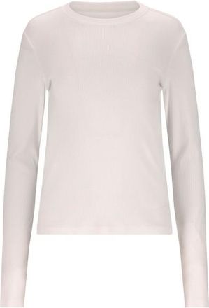 ENDURANCE Lenga Rib L/S Tee Longsleeve f&uuml;r Damen | wei&szlig;/grau