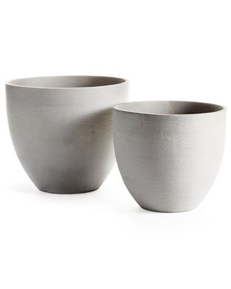 Napa Home & Garden Fibrestone Malibu Tapered Pots Set