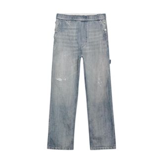 Maison Margiela Dames, Jeans, Blauw, Maat: 2XS Katoen