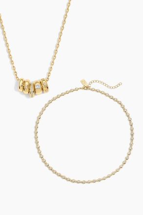Electric Picks Oak Necklace Set of 2 in Gold at Nordstrom