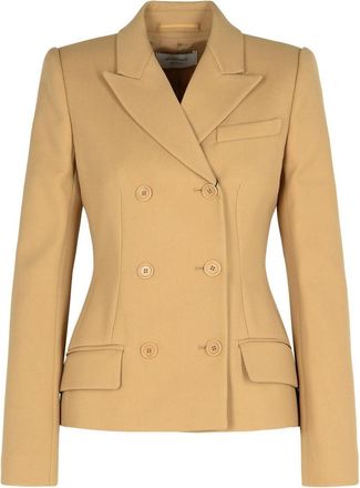 Sportmax Cablo Beige Cotton Blend Blazer