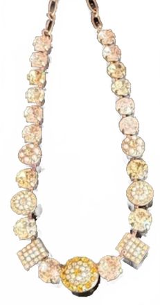 Mariana Womens Desert Rose Necklace In Gold