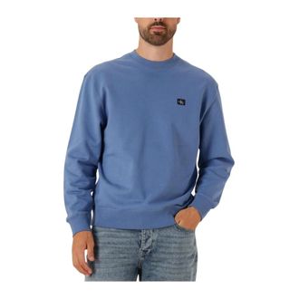 Calvin Klein Heren, Sweatshirts & Hoodies, Blauw, Maat: S