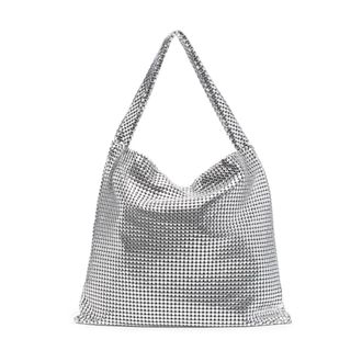 Paco Rabanne Shoulder Bags, female, Gray, Size: ONE SIZE Cabas Ville Handbag