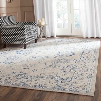Safavieh Patina Machine Made Area Rug, Grey / Blue Traditional Style Easy Care
