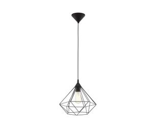 Eglo Eglo - L&aacute;mpara Colgante 32,5 Cm X H 110 Cm De Metal Negro 220-240 V Ip20 Tarbes