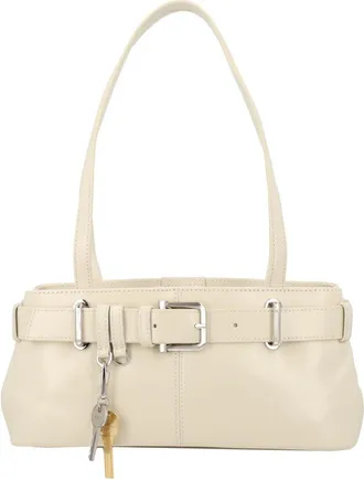 Osoi Brocle Mini Belt Strap Detail Cow Leather Shoulder Bag