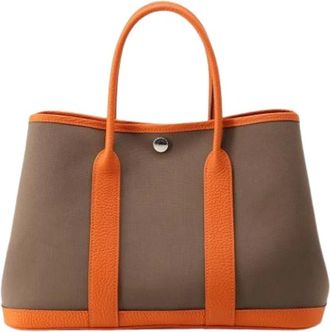 Herm&egrave;s Pre-owned Garden Tote Bag - Dames - Vintage Shopper - Veelkleurig - ONE Size - Vintage