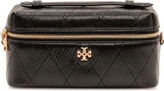 Tory Burch Charlie Vanity Case - Dames - Handtassen - Zwart - ONE Size - Tassen