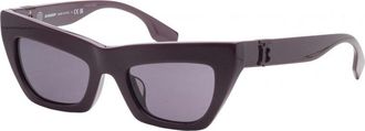 Burberry Womens BE4405F-34001A-51 BE4405F 51 34001A Fashion Sunglasses - Purple - One Size