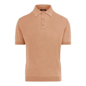 Bomboogie Jersey de Polo con Cuello - Knitwear - Hombre - Naranja - 3XL