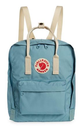 Fj&auml;llr&auml;ven K&aring;nken Water Resistant Backpack in Sky Blue-Light Oak at Nordstrom