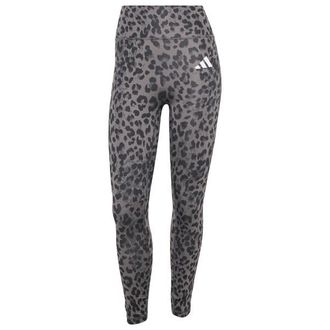 adidas Optim&eacute; Essentials Leopard 7/8 Leggings Leggings f&uuml;r Damen | grau