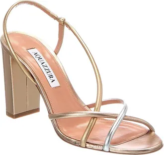 Aquazzura Horizon 85 Leather Sandal