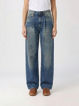 R13 Jeans a gamba larga R13 in denim effetto used