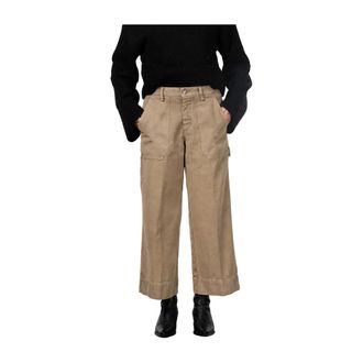 Mason's Dallas Wide Pants - - Trousers - Donna - Marrone - M