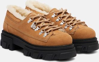 Ganni Mocassini con plateau in similpelle