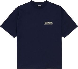 Balenciaga Heren, Tops, Blauw, Maat: XL Jersey
