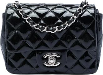 Chanel Pre-owned Flap Bag - Dames - Vintage Schoudertas - Zwart - ONE Size - Leer - Vintage