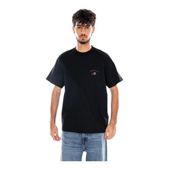 Carhartt Work in Progress Camiseta S/S Animated Ducks - Tops - Hombre - Negro - XL