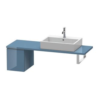 Duravit Consola Baja L-cube 320x477x400mm Azul Piedra Brillante