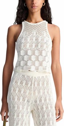 A.L.C. Rosa Sleeveless Top In Off White