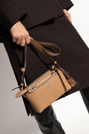 Fendi Shoulder Bag By The Way Selleria Mini, Womens, Brown