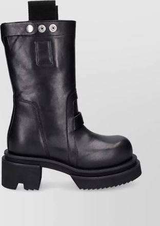 Rick Owens leather ankle boots