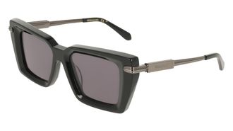 Ferragamo Grey Rectangular Ladies Sunglasses SF2089S 001 52
