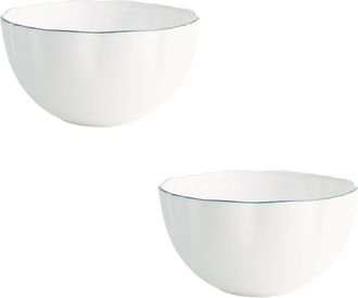 Twig New York Amelie Set of 2 Fruit, Nut & Rice Bowls in Forest Green at Nordstrom