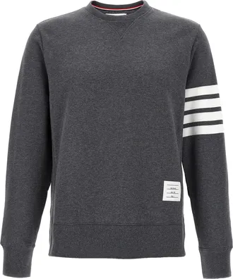 Thom Browne Gray Cotton Mens Sweatshirt