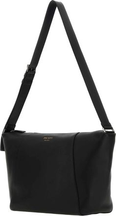 Prada Mens Black Leather Crossbody Bag Nero Borse A Mano