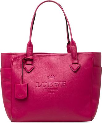 Loewe Pre-owned Loewe Leather Heritage Tote Ladies PBMZ1S73C6SB1VSA